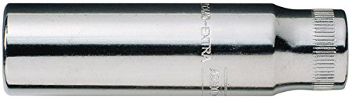 Bahco A6800DZ-3/8 1/4-Inch Bi-Hex Deep Length Socket, Silver, 3/8-Inch
