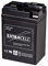 EXTRACELL Batteria al Piombo Ricaricabile SIGILLATA 6 Volt 4,0 Ah SCANALATURA