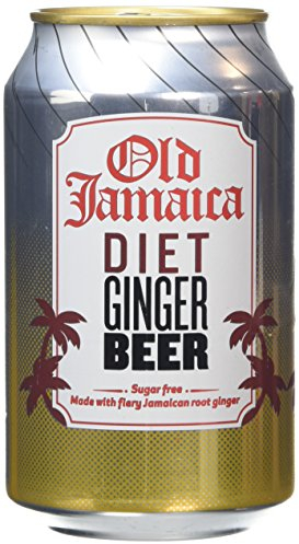 Old Jamaica Light Ginger Beer Can 300 ml (Pack of 24) (Packaging may vary)
