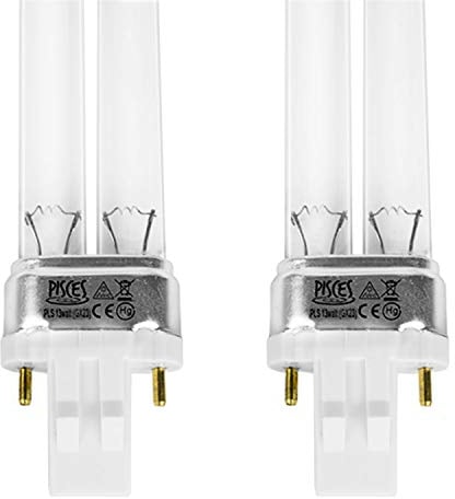 Pisces Twin Pack 13w (watt) PLS Replacement UV Bulb Lamp for Pond Filter UVC (GX23) - Twin Clip Fitting