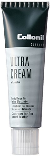 Collonil Classic Ultra Cream - Crema per la cura del colore per prodotti in pelle liscia (11,90 €/100 ml), (grigio scuro), 50 ml
