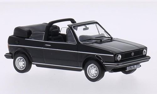 VW Golf I Cabriolet, schwarz, 1981, Modellauto, Fertigmodell, Norev 1:43