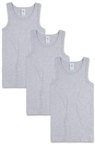 Sanetta Jungen 333735 Unterhemd, Grau, 164 EU