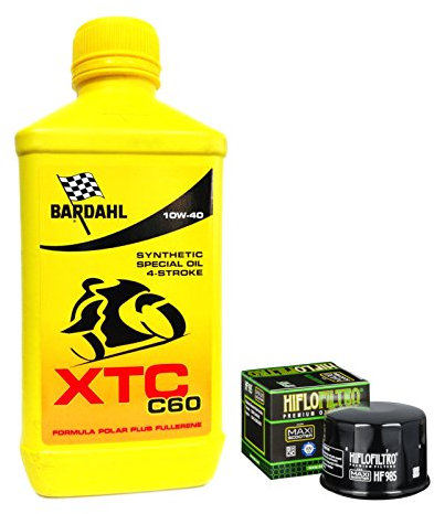 Kit tagliando Bardahl XTC C60 10W40 filtro olio Yamaha T-Max 500 530 Xciting