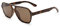 GLINDAR Lunettes de Soleil Aviateur Polarisées Hommes Femmes Vintage Lunettes Solaire de Conduite Carrées (Monture Ecaille de Tortue/Lentille Marron Polarisée)
