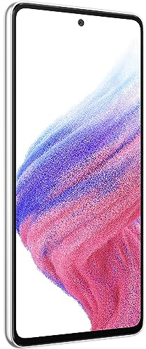 Samsung Galaxy A53 A536B 5G Dual SIM UE débloqué 256 Go, Android, Blanc, SM-A536BZWLEUE