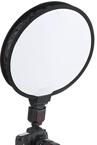 40 cm Tragbarer Faltbarer Runder Speedlite-Softbox-Diffusor mit Aufbewahrungstasche für Kamera-Blitzlicht-Fotozubehör