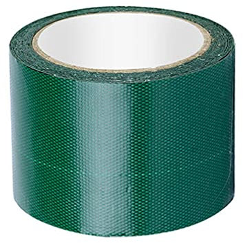 High Adhesive Tarpaulin Tape, Waterproof Strong Adhesive Tape, Duct Tape, Heavy Duty & Super Sticky Duct Tape Ultra Strong Adhesive Cloth Tape for Repairs, DIY, Indoor Outdoor Use, 8cm*5m (Green)