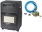 Stufa a Gas Infrarossi Termoventilata fino a 4,1 Kw Antiribaltamento Controllo Anidride Carbonica + Kit Regolatore GAS