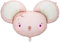 XXL Maus Folienballon süße kleine Maus Kindergeburtstag erster Geburtstag Mädchen Junge Deko Babyparty Geburt Baby Shower Dekoration Kinderzimmer Ballon Rosa Creme