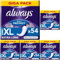 Always Dailies Protect Slipeinlagen Damen, Extra Long, 270 Binden (5x54 Stück Multipack), geruchsneutralisierend, atmungsaktiv, flexibel