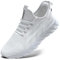 Damyuan Schuhe Damen Sportschuhe Sneaker Turnschuhe Laufschuhe Tennisschuhe lechit Fitnessschuhe Slip on Weiss Walkingschuhe Weiß 39