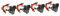 jojofuny 4 Stück ferngesteuerte Niveauregulierung Auto Audio Lautstärkeregler Auto Stereo Lautstärkeregler RC-Kabel Bass Lautsprecher Auto-Level-Controller Audio-Remote-Pegelsteuerung