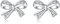 SLUYNZ Solid 925 Sterling Silber winzige Schleife Ohrringe Ohrstecker für Damen CZ Bowknot Ohrstecker (A-Silber)