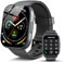 Reloj Inteligente Hombre Mujer, 1.95 Smartwatch con Llamadas Bluetooth, Pulsómetro/Monitor de Sueño/Podómetro, 110+ Modos Deportivos Smart Watch, Impermeable IP68 Pulsera Actividad para Android iOS