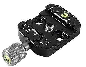 BEXIN 70 mm Kameraklemme Schnellspanner Klemmstativ mit Klemmkugelständer Swiss V1U6 Kopf Arca-Halterung kompatibel tragbare Anzeige