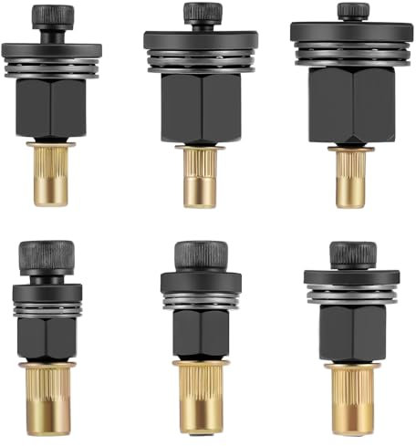 Gueenky 6PCS Rivet Nut Gun Head, Hand Rivnut Tool Manual Riveter Rivet Gun Tool Accessory for M3 M4 M5 M6 M8 M10 Rivet Nut