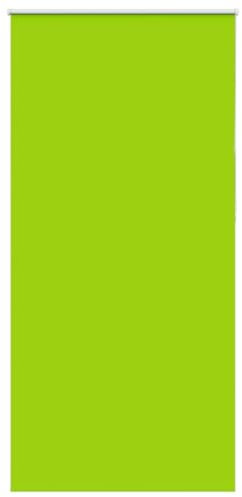 vidaXL Estor Enrollable Opaco Hojas Verde 105x210cm Tela Ancho 100,7cm, Estor día y Noche, Estor de Cocina, Estor Opaco Enrollable, Estor Opaco