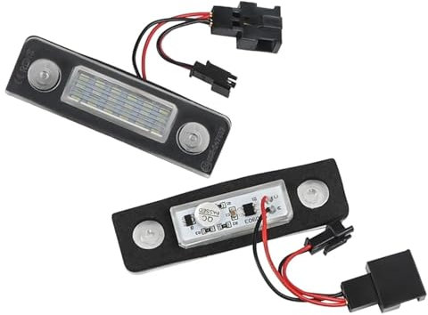 BCBSYCJP Auto Nummernschildbeleuchtung Lampe,für Skoda Octavia 2 Facelift,Langlebig Effizient Hochwertige Digitale Nummern Leuchten Fürs Auto