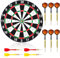 AKVYNTYR Dartscheibe Set mit 10 Darts 30CM Dartscheibe Steeldart Dartboard Sisal Steeldartscheibe Kork Dart Scheibe Klassische Dartboards Dart Board Darts & Dartscheiben Steel Darts Scheibe Dartspiel
