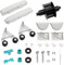 FONDUO Pool Turbinen-Kits für Poolreiniger Kompatibel mit AXV036BP und AXV601CAT, Universal Pool Zubehör für Hayward Poolroboter, Poolsauger Turbinen-Set (B)