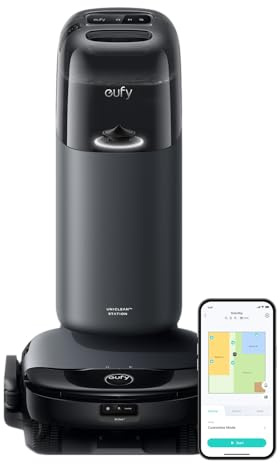 eufy Omni S1,Robot Vacuum Cleaner with Mop, Incredible Suction, All-in-One Station, Smart Obstacle Avoidance, Lift Mop, Wi-Fi, App, Alexa, Corner-to-Edge Deep Cleaning (Renewed)