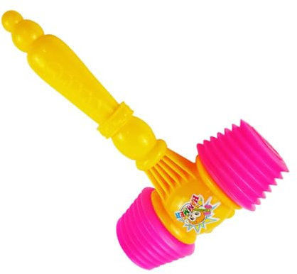 THINCAN Divertido juguete de martillo chirriante para niños colores aleatorios juego interactivo plástico seguro regalo recién nacido