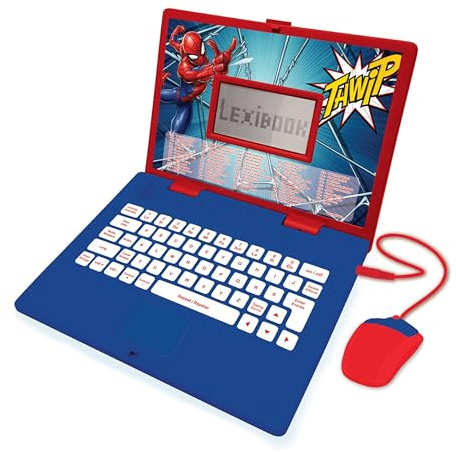 Lexibook, Spider-Man Ordinateur Éducatif Enfant, JC598SPi1LXB
