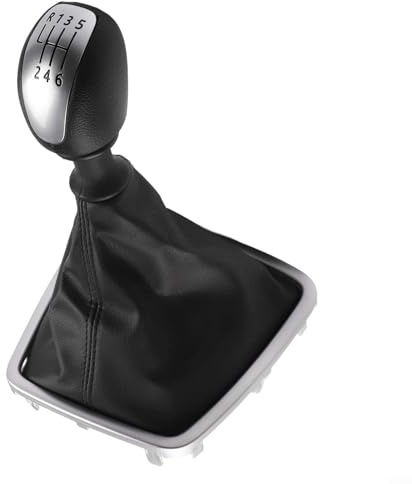 MoSundi Transfer Shifter Boot, Schaltmanschette Leder ABS Boot Ersatz für Renault für Laguna 3 2007-2015