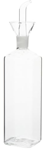 SHINEOFI Distributore Olio e Aceto in Vetro Borosilicato Satinato 500ml Beccuccio Dosatore per Cucina di Casa e Ristoranti