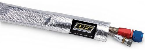 Design Engineering Heat Sheath Aluminized Sleeving – 3/4 I.D. x 3 ft
