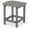 Polywood SBT18GY South Beach 18 Outdoor Side Table, Slate Grey