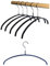 Hagspiel 10 STK. Kleiderbügel aus Metall,rutschhemmend beschichtet, schwarz für Kinder, Jugendliche Länge 36 cm