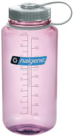 Nalgene Trinkflasche Wide Mouth 1 L, Hellpink, 1L