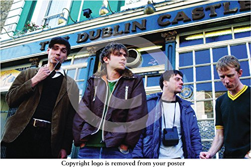 Riesiger Blur Dublin Castle Camden 1995 Maxi Papier Poster Maßnahmen 91,5 x 61 cm