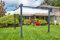 Luxurygarden - Tonnelle / Pergola en aluminium avec toile rétractable,300 x 300 cm, idéale pour extérieur ou jardin