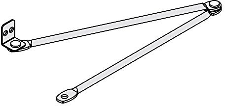 CISA 107155050, Bras à Compas pour Ferme-Porte