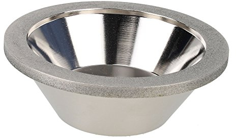 Yibuy CBN 150 Körnung 100 mm Außendurchmesser 20 mm Innendurchmesser Schalenförmige Diamant-Schleifscheibe