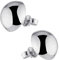 MATERIA Damen Mädchen Ohrstecker Kugel rund - 925 Silber Ohrringe klein 4 6 8 10 12mm mit Geschenk-Box SO-88-MA_Ø 12mm