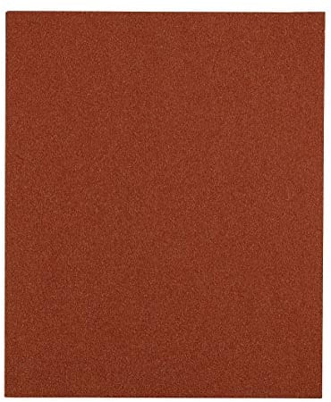 kwb Flint-Schleifpapierbogen 230x280 mm aus Quarzsand mit Körnung 180, guter Verleimung und robustem Papierträger für den mittelfeinen Schliff von Holz und Farbe