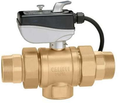 638072 1 1/4 230V Motorischer Zweiwege-Kugelhahn CALEFFI