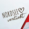 Hellweg Druckerei Nordsee verliebt Herz See Norden Liebe Car Auto Aufkleber Sticker Heckscheibenaufkleber