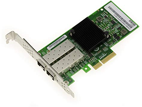 Kalea-INFORMATIQUE Tarjeta controladora de Red PCIe 1G SFP 2 Puertos Fibra ÓPTICA con chipset Intel I350AF2. Doble Gigabit LAN Ethernet