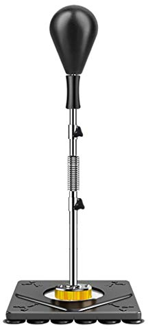 Adult Boxing Speed Ball Reflex Ball Cobra Bag Cobra Bag Fitness-Trainingsgeräte, Höhenverstellung 143~180cm (Color : Black, Size : 40 * 40 * 180cm)