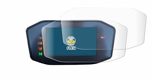 BROTECT 2 Stück Full-Cover Schutzfolie für KTM 790 Duke Full-Screen Displayschutz-Folie [3D Curved, Anti-Fingerprint, Kristall-Klar]