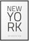 Papierschmiede® Geo Poster Koordinaten New York, 30x40 cm Stadt Poster als Wanddeko für Wohnzimmer Schlafzimmer Küche Esszimmer, USA East Coast, Bild ohne Rahmen