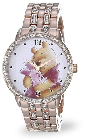 Disney Unisexe-Adultes Analogique Quartz Montre avec Bracelet en Métal WDS000997