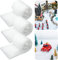 BBTO Weihnachten Schneedecken Set Künstliche Schneematte für Weihnachten Dorf Hintergrund Dekorationen (3 Stücke, 15,7 Zoll x 4,9 Feet)