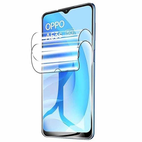 Snailcanfly películas de hidrogel 2 pcs para Oppo A53s 6.5inch Protectores de pantalla de TPU de película transparente flexible suave NO vidrio templado