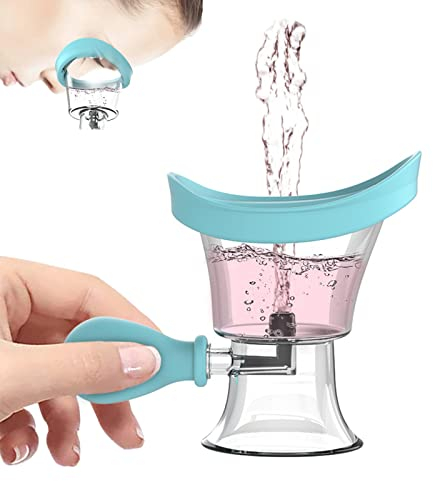 Eye Wash Cup,Eye Wash Cleaner Kit Silicone Eye Cup for Effective Eye Cleansing, Soothing Tired Eyes(Blue).